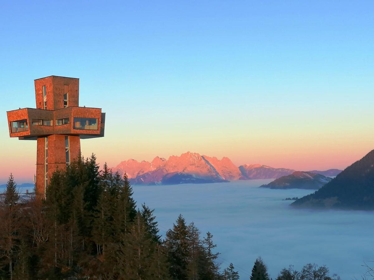 Ferienwohnung Saalbach Файбербрун Екстериор снимка