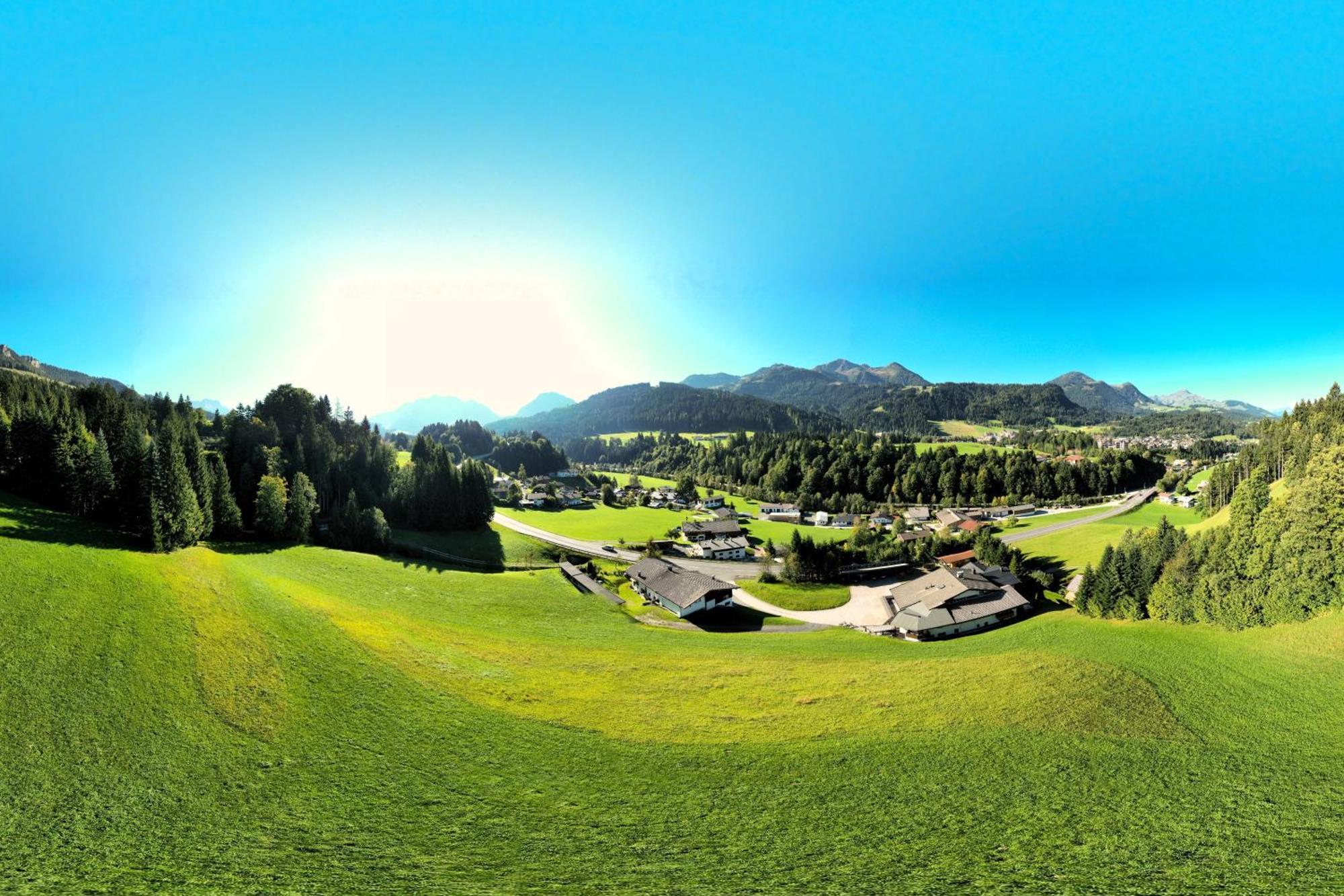 Ferienwohnung Saalbach Файбербрун Екстериор снимка